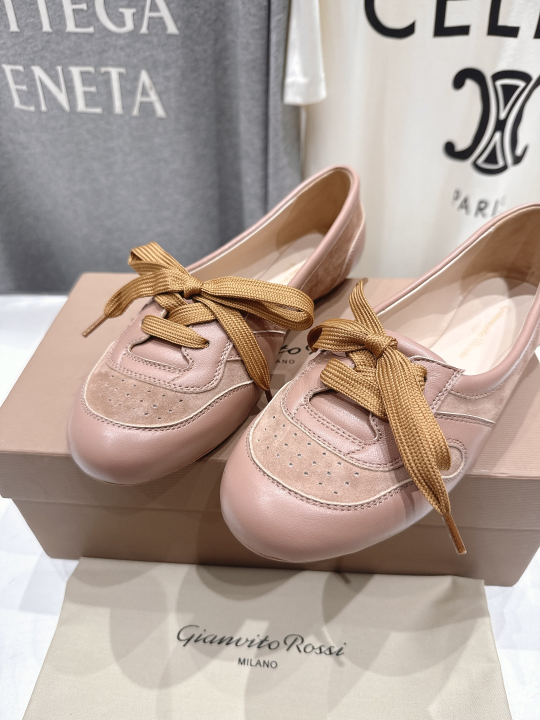 高版本出厂 Gianvito Rossi 吉安维托·罗西F039 26ss春夏新款玛丽珍平底鞋单鞋芭蕾舞