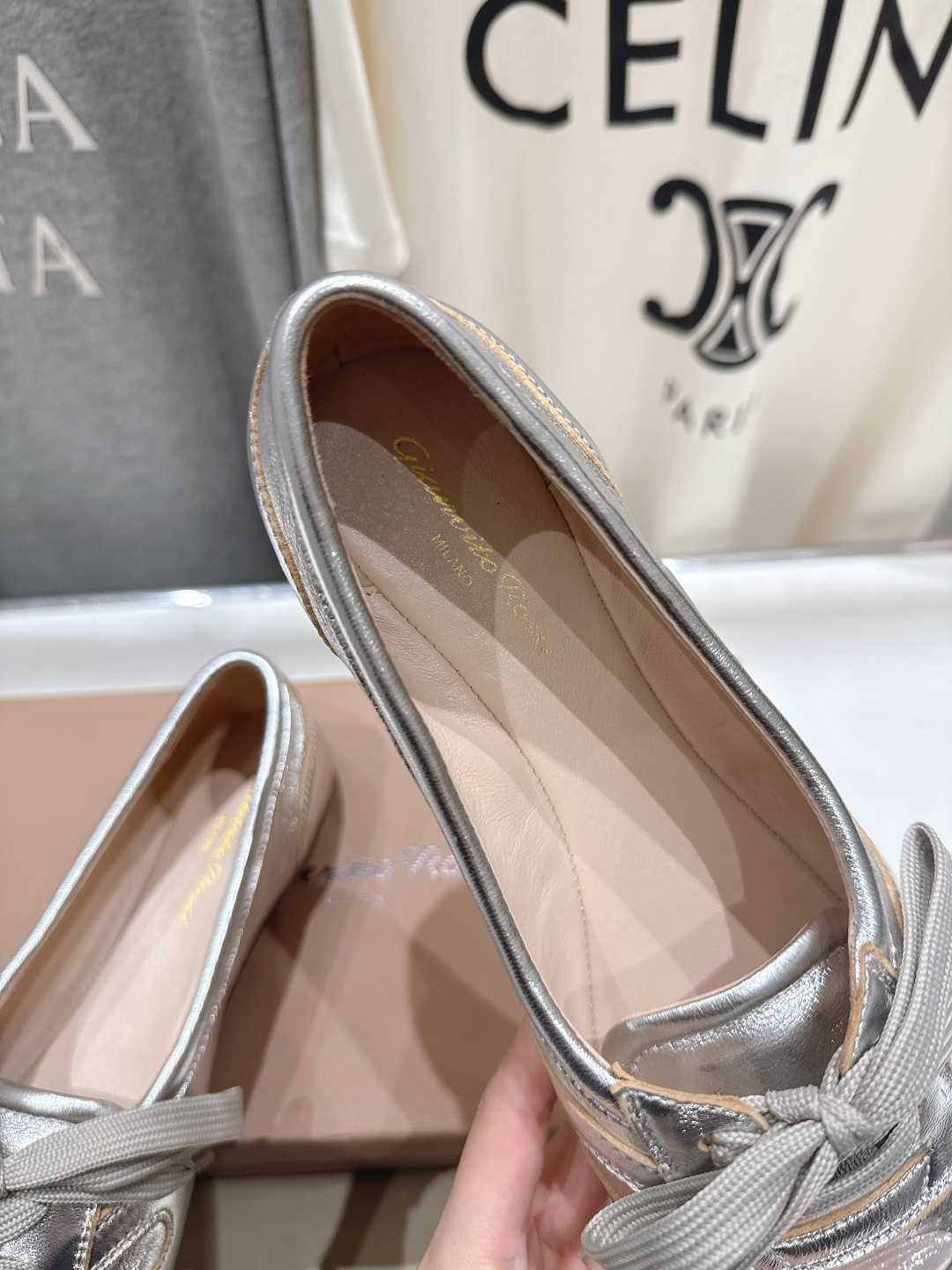 高版本出厂 Gianvito Rossi 吉安维托·罗西F039 26ss春夏新款玛丽珍平底鞋单鞋芭蕾舞