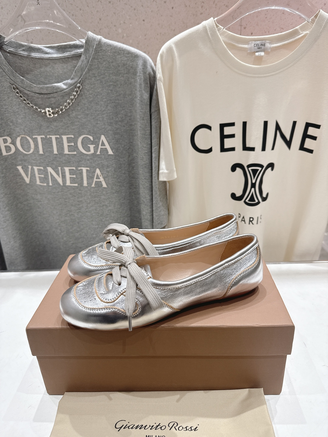 高版本出厂 Gianvito Rossi 吉安维托·罗西F039 26ss春夏新款玛丽珍平底鞋单鞋芭蕾舞