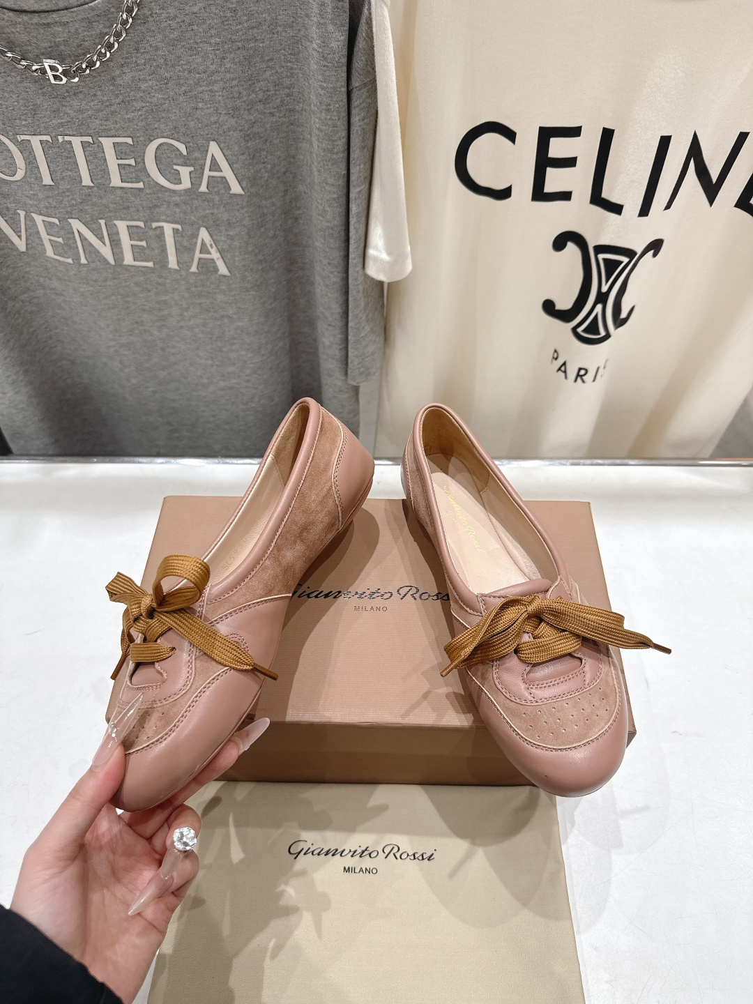 高版本出厂 Gianvito Rossi 吉安维托·罗西F039 26ss春夏新款玛丽珍平底鞋单鞋芭蕾舞