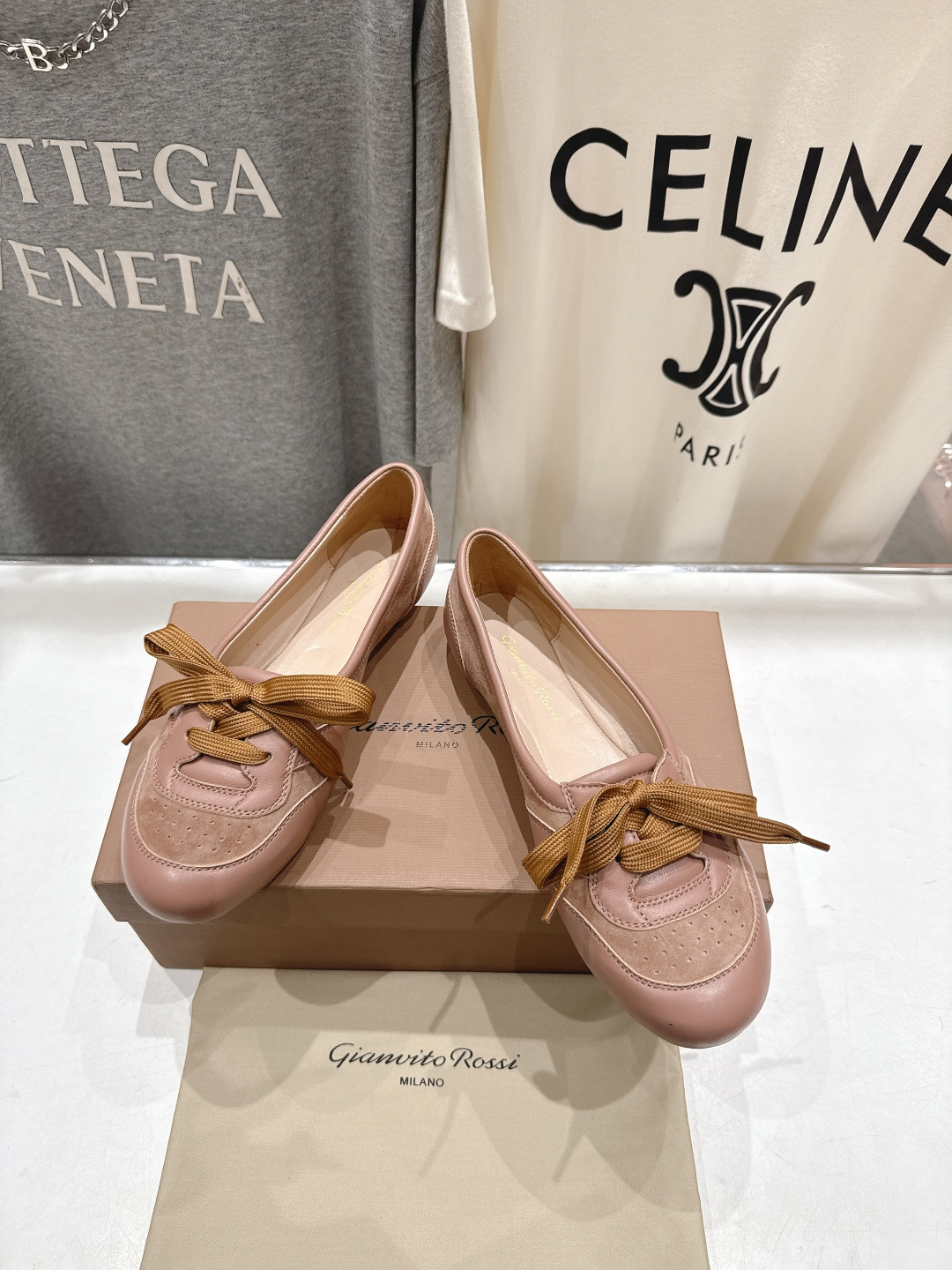 高版本出厂 Gianvito Rossi 吉安维托·罗西F039 26ss春夏新款玛丽珍平底鞋单鞋芭蕾舞