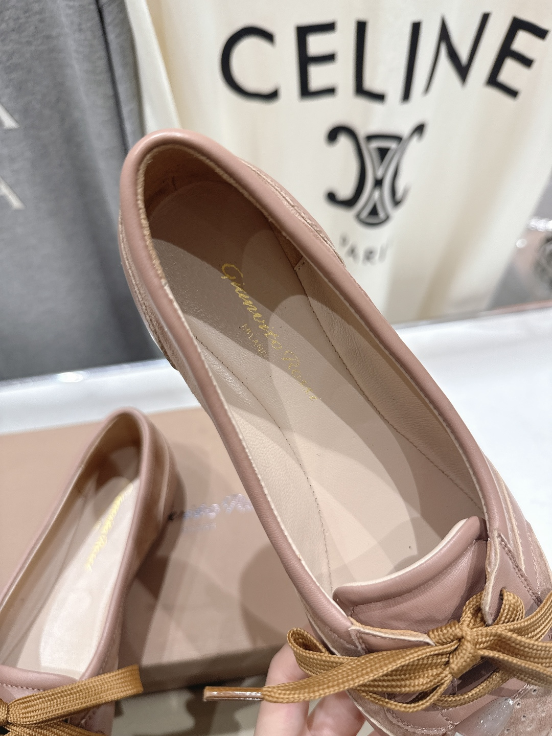 高版本出厂 Gianvito Rossi 吉安维托·罗西F039 26ss春夏新款玛丽珍平底鞋单鞋芭蕾舞