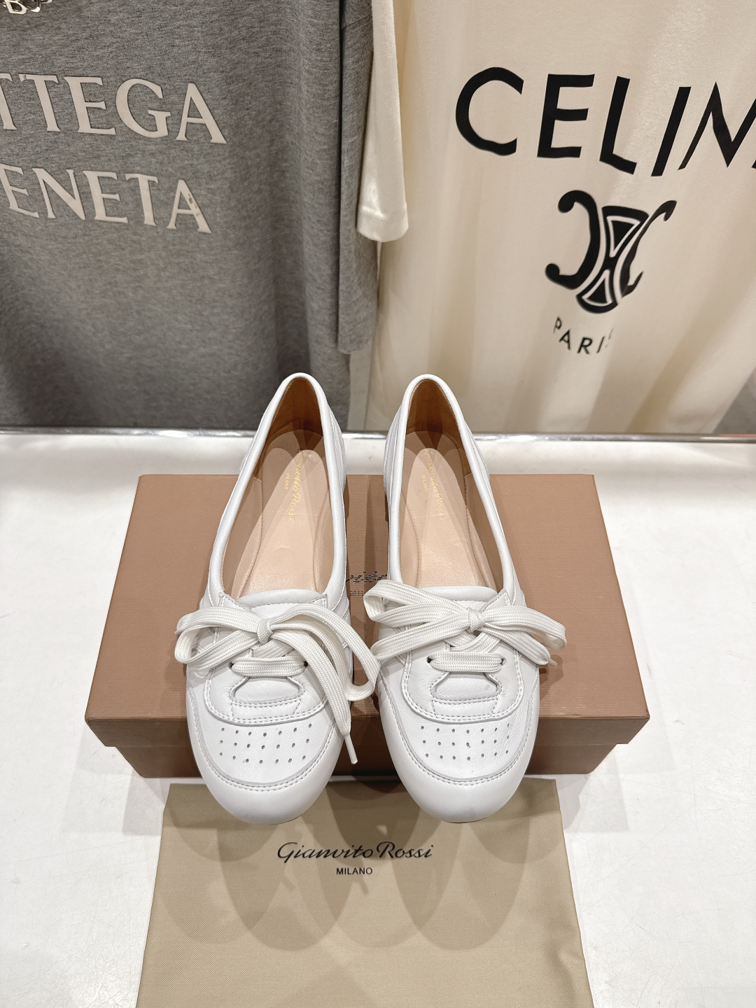 高版本出厂 Gianvito Rossi 吉安维托·罗西F039 26ss春夏新款玛丽珍平底鞋单鞋芭蕾舞