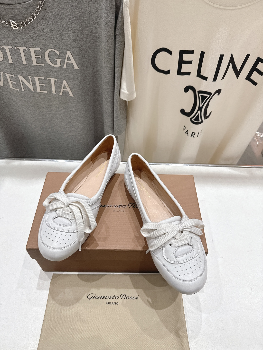 高版本出厂 Gianvito Rossi 吉安维托·罗西F039 26ss春夏新款玛丽珍平底鞋单鞋芭蕾舞