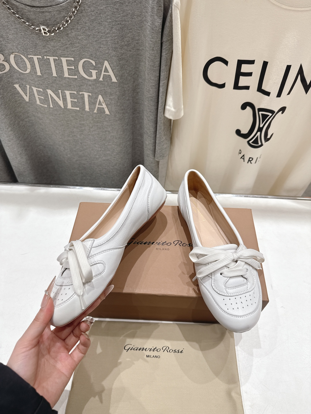 高版本出厂 Gianvito Rossi 吉安维托·罗西F039 26ss春夏新款玛丽珍平底鞋单鞋芭蕾舞