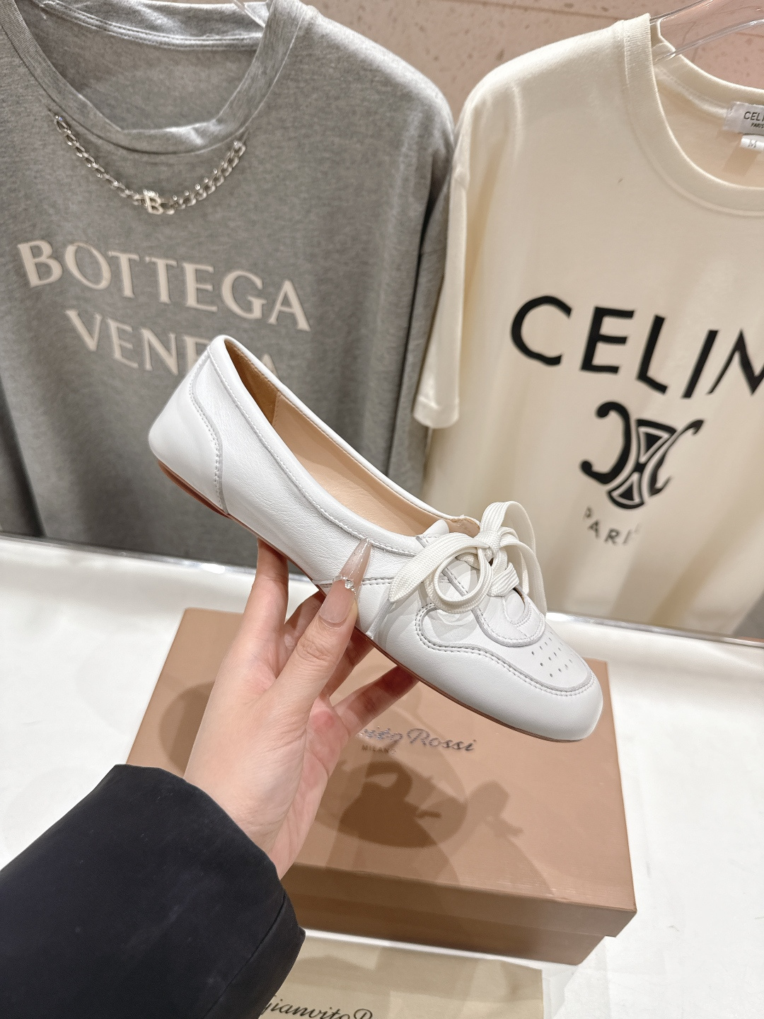 高版本出厂 Gianvito Rossi 吉安维托·罗西F039 26ss春夏新款玛丽珍平底鞋单鞋芭蕾舞