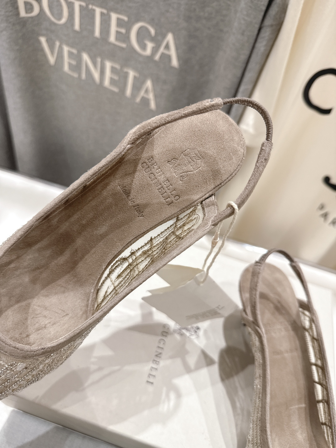 高版本出厂 Brunello Cucinelli 新款BC尖头时装鞋高跟鞋凉鞋穆勒鞋BC是意大利知名品牌