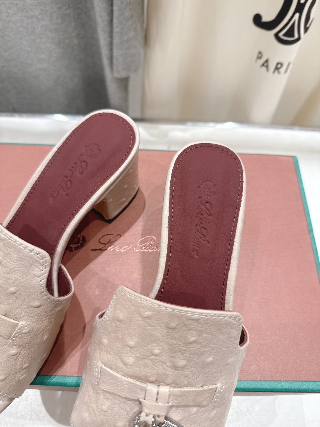 高版本出厂Loro Piana* LP ||诺悠翩雅2026ss夏季新款高跟拖鞋‼️【市场顶级品质】𝐋𝐩