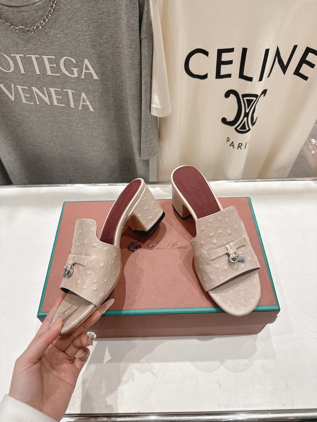 高版本出厂Loro Piana* LP ||诺悠翩雅2026ss夏季新款高跟拖鞋‼️【市场顶级品质】𝐋𝐩