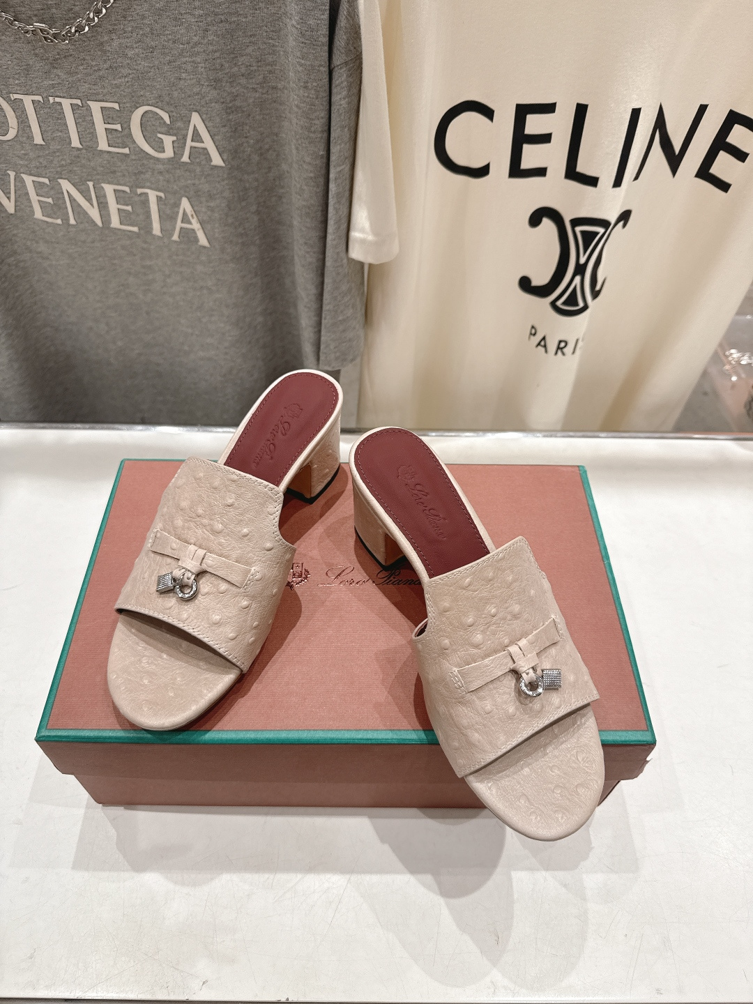 高版本出厂Loro Piana* LP ||诺悠翩雅2026ss夏季新款高跟拖鞋‼️【市场顶级品质】𝐋𝐩