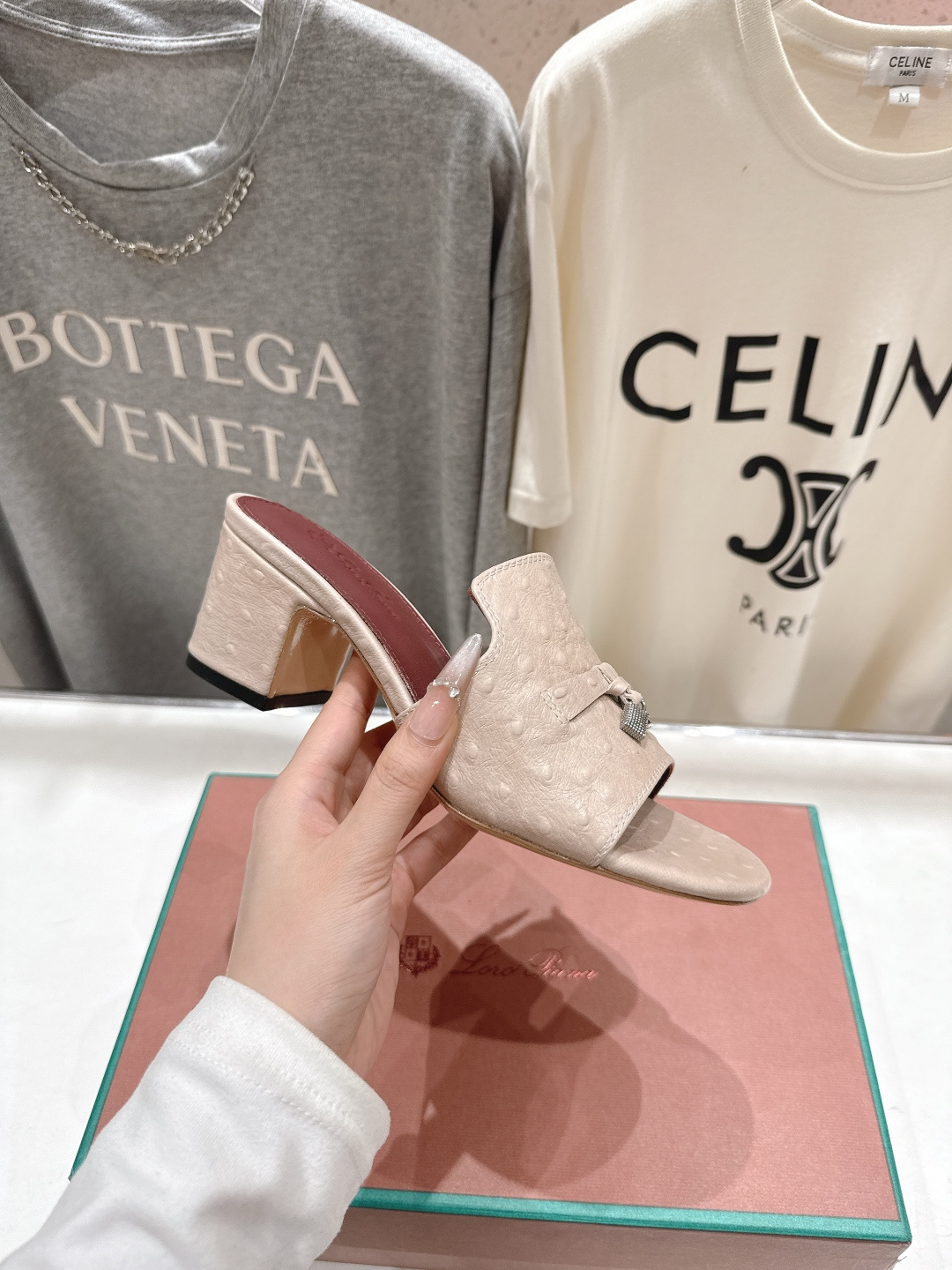 高版本出厂Loro Piana* LP ||诺悠翩雅2026ss夏季新款高跟拖鞋‼️【市场顶级品质】𝐋𝐩