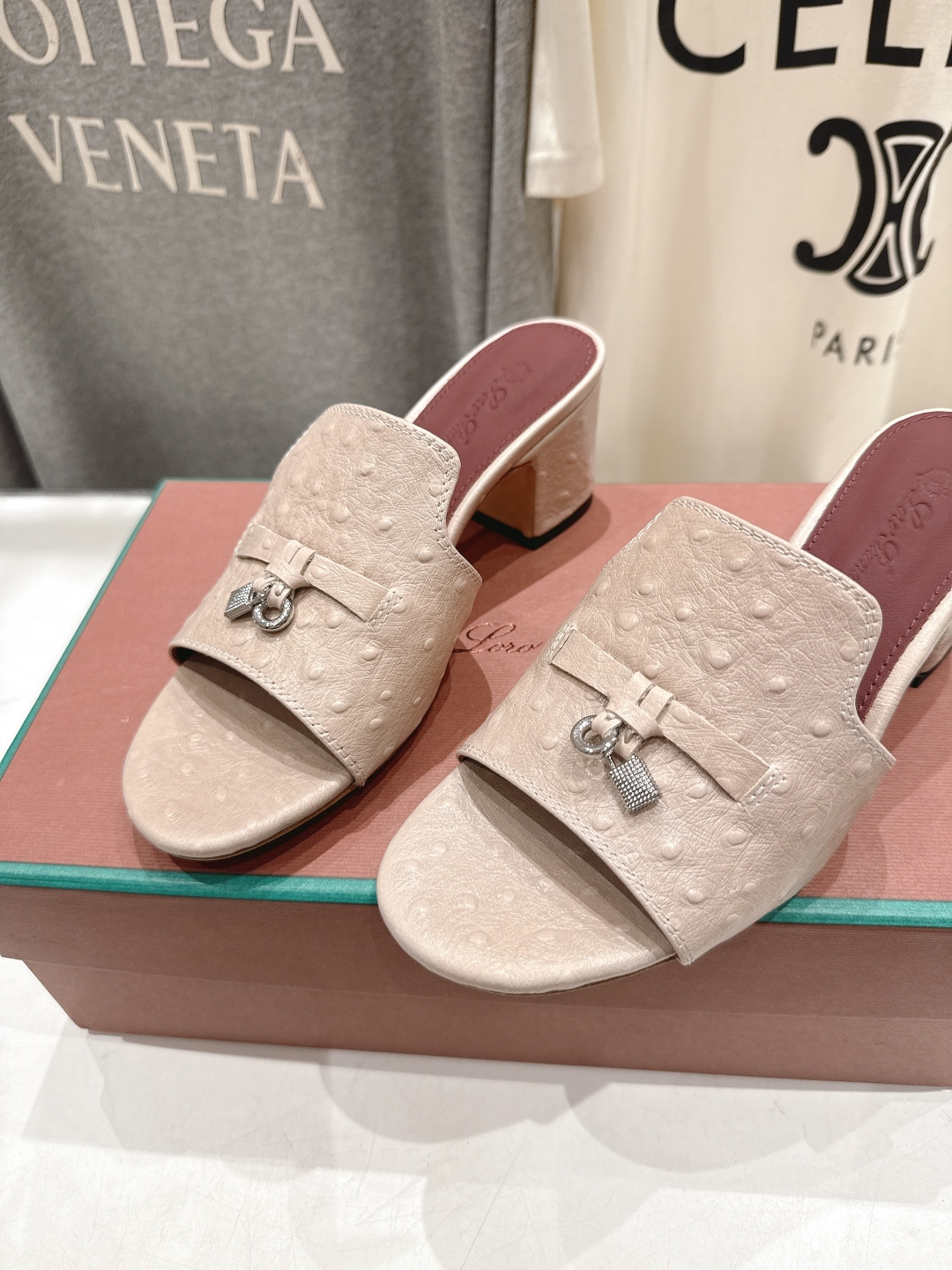 高版本出厂Loro Piana* LP ||诺悠翩雅2026ss夏季新款高跟拖鞋‼️【市场顶级品质】𝐋𝐩