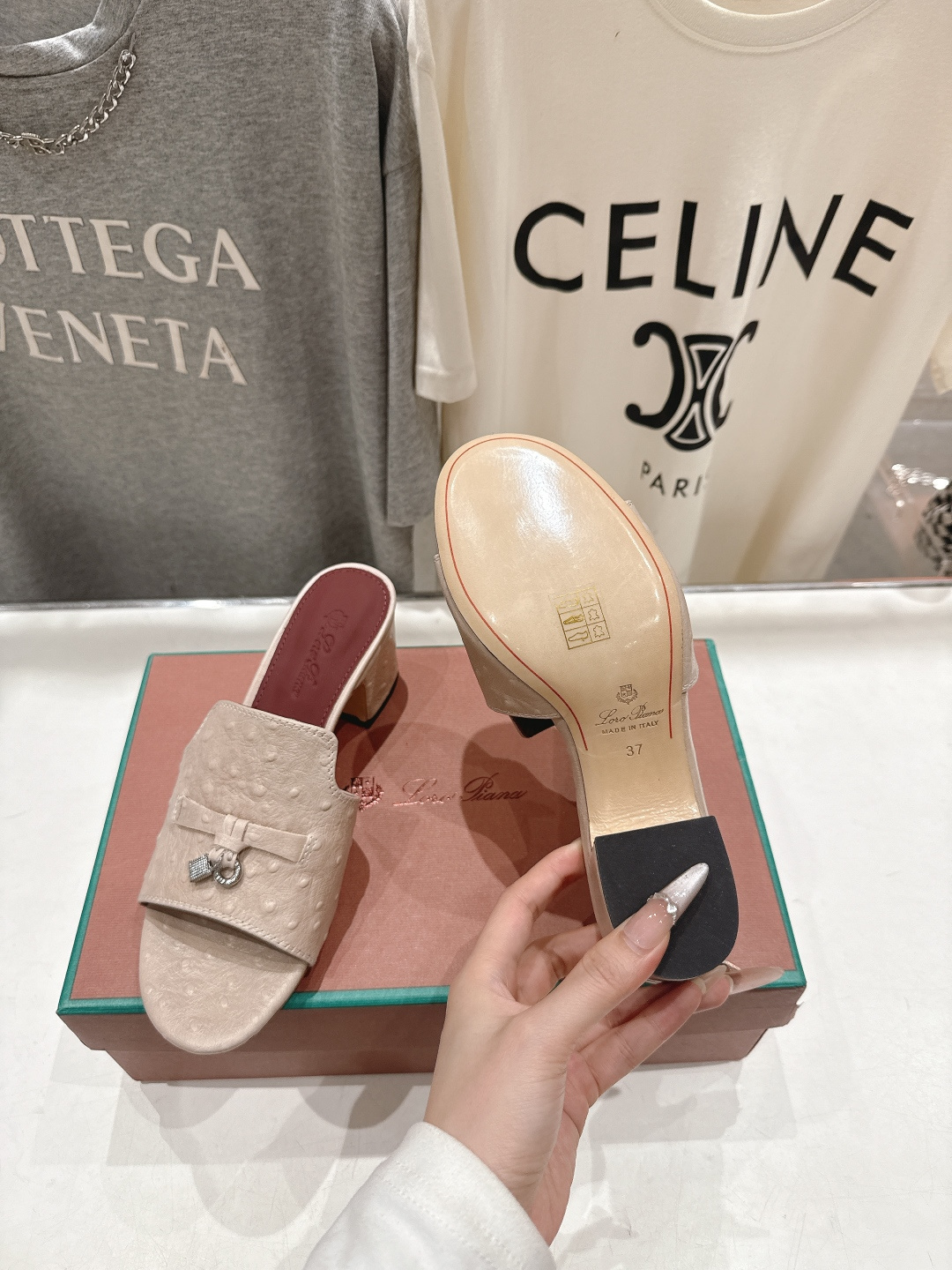 高版本出厂Loro Piana* LP ||诺悠翩雅2026ss夏季新款高跟拖鞋‼️【市场顶级品质】𝐋𝐩