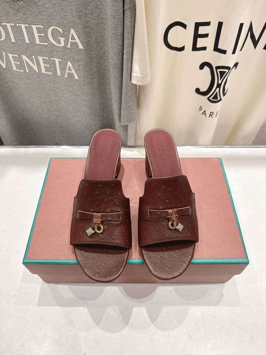 高版本出厂Loro Piana* LP ||诺悠翩雅2026ss夏季新款高跟拖鞋‼️【市场顶级品质】𝐋𝐩