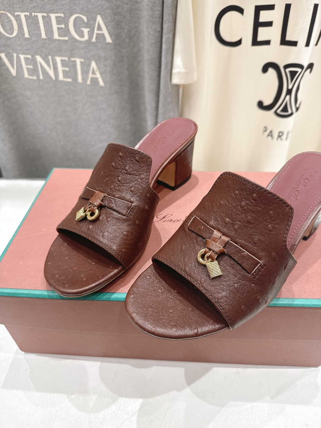 高版本出厂Loro Piana* LP ||诺悠翩雅2026ss夏季新款高跟拖鞋‼️【市场顶级品质】𝐋𝐩