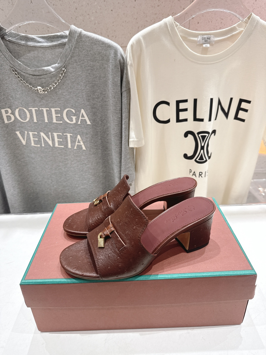 高版本出厂Loro Piana* LP ||诺悠翩雅2026ss夏季新款高跟拖鞋‼️【市场顶级品质】𝐋𝐩