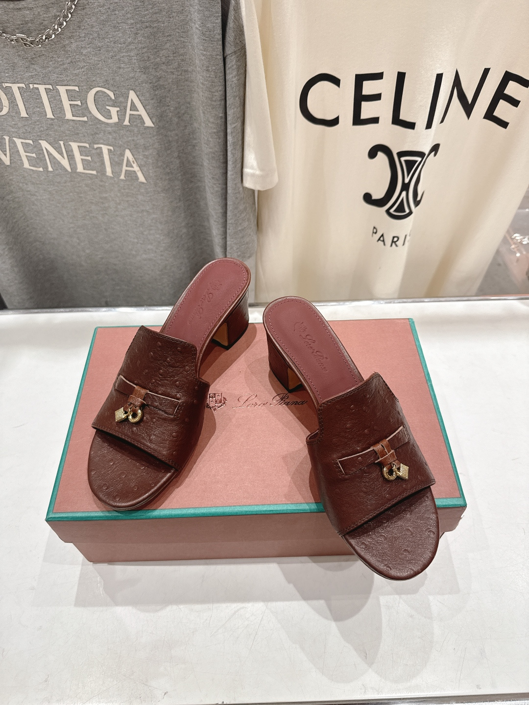 高版本出厂Loro Piana* LP ||诺悠翩雅2026ss夏季新款高跟拖鞋‼️【市场顶级品质】𝐋𝐩