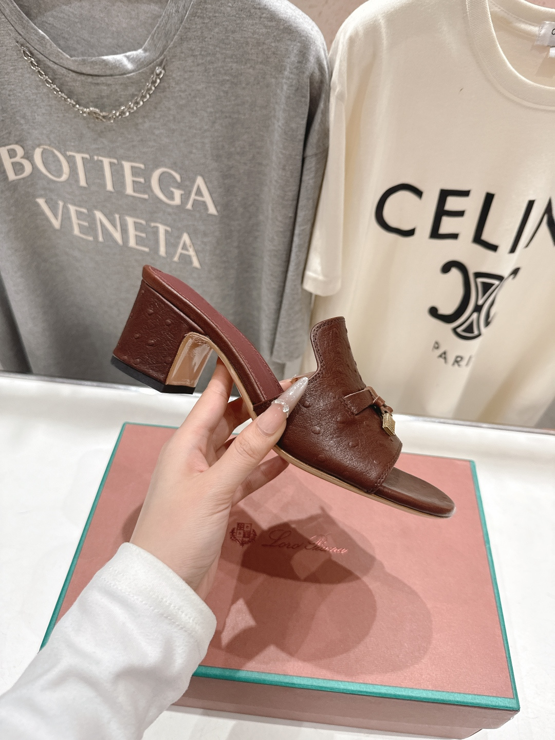 高版本出厂Loro Piana* LP ||诺悠翩雅2026ss夏季新款高跟拖鞋‼️【市场顶级品质】𝐋𝐩