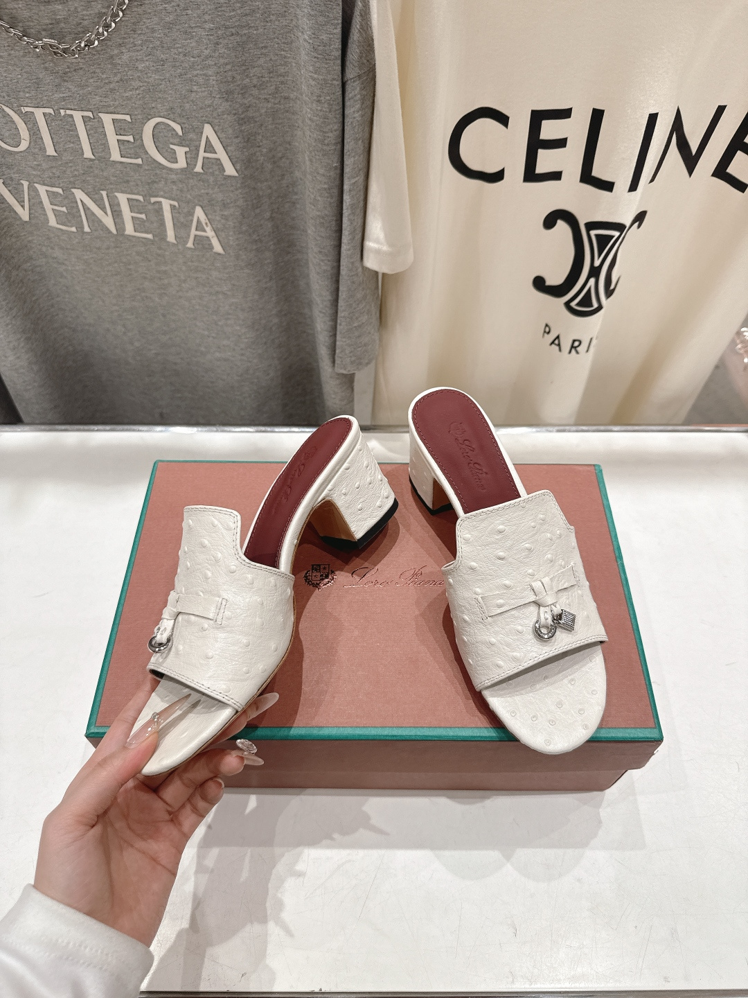 高版本出厂Loro Piana* LP ||诺悠翩雅2026ss夏季新款高跟拖鞋‼️【市场顶级品质】𝐋𝐩