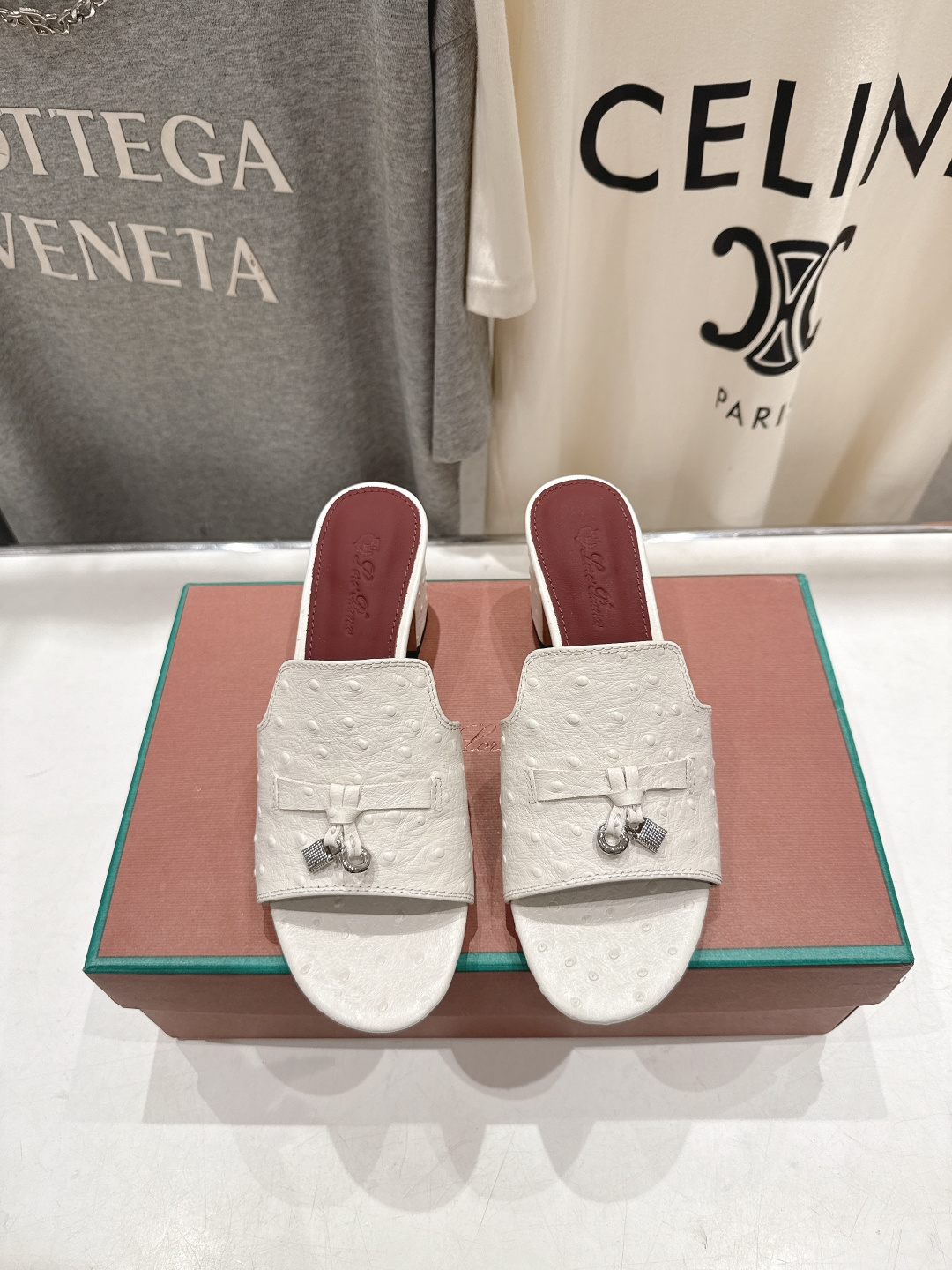 高版本出厂Loro Piana* LP ||诺悠翩雅2026ss夏季新款高跟拖鞋‼️【市场顶级品质】𝐋𝐩