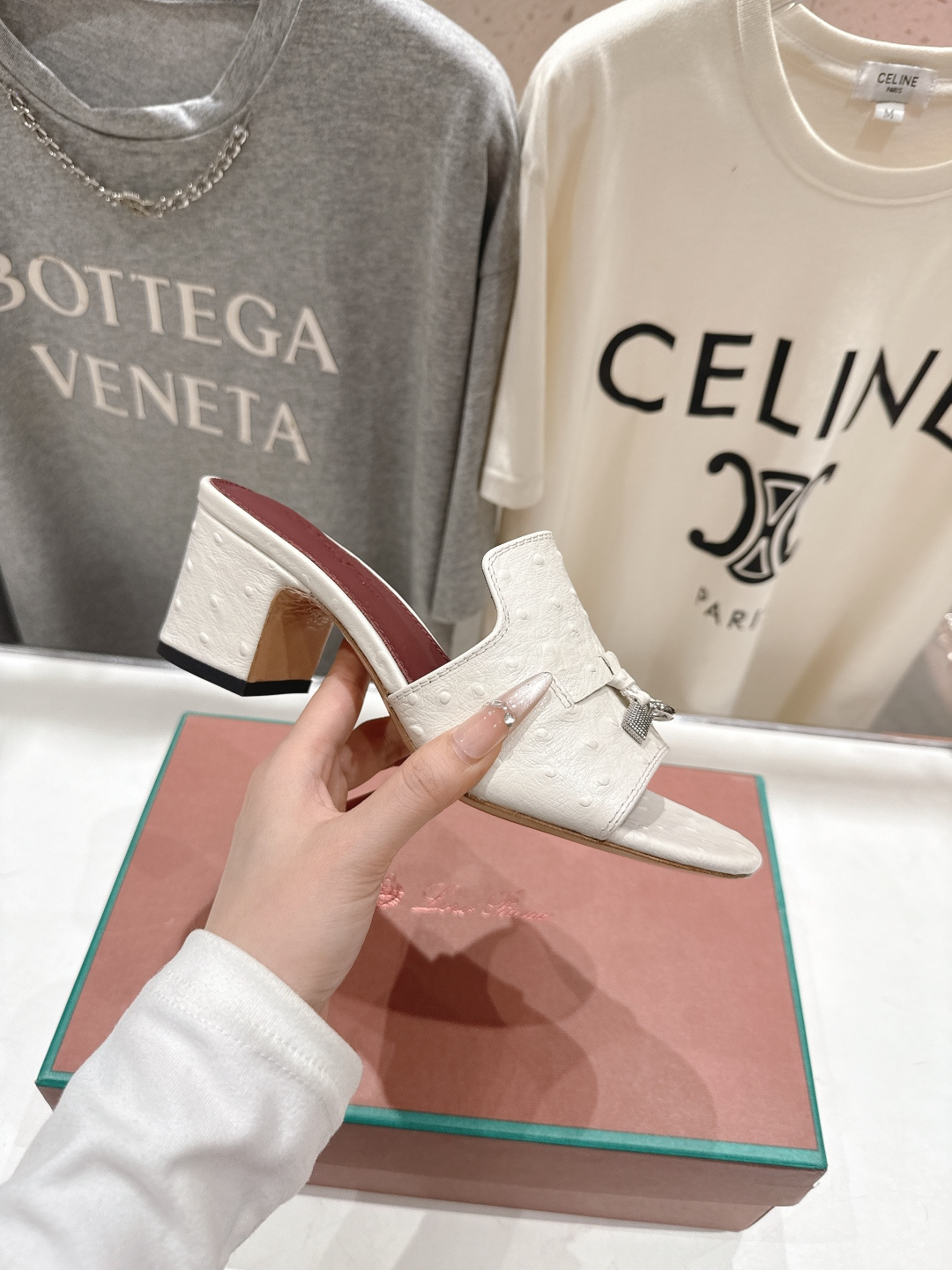 高版本出厂Loro Piana* LP ||诺悠翩雅2026ss夏季新款高跟拖鞋‼️【市场顶级品质】𝐋𝐩