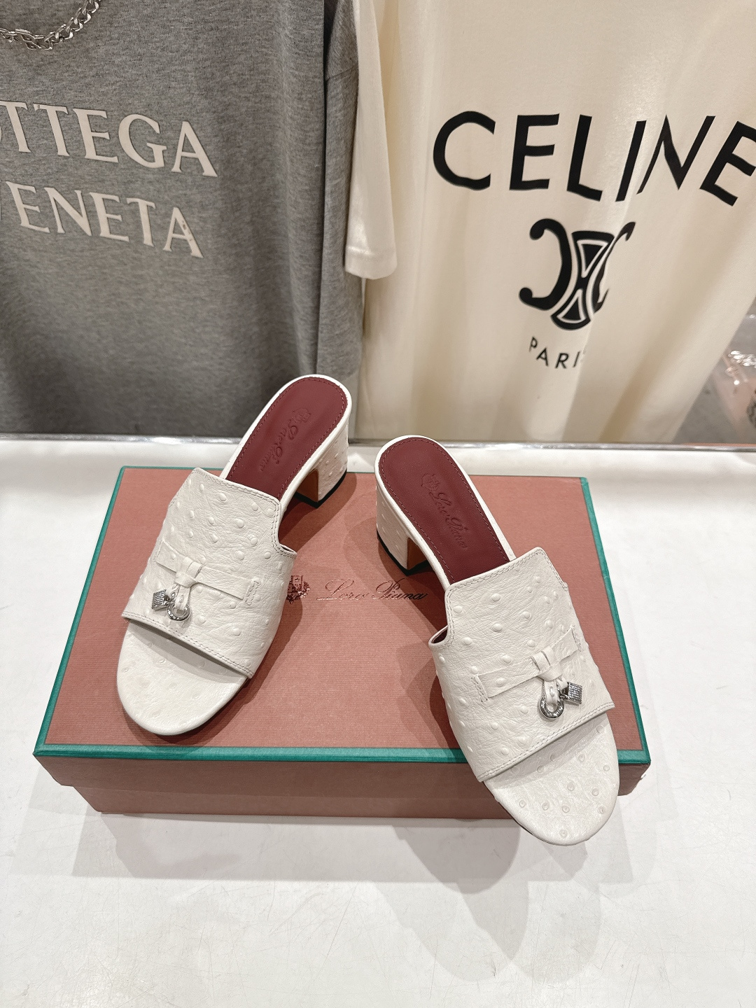 高版本出厂Loro Piana* LP ||诺悠翩雅2026ss夏季新款高跟拖鞋‼️【市场顶级品质】𝐋𝐩