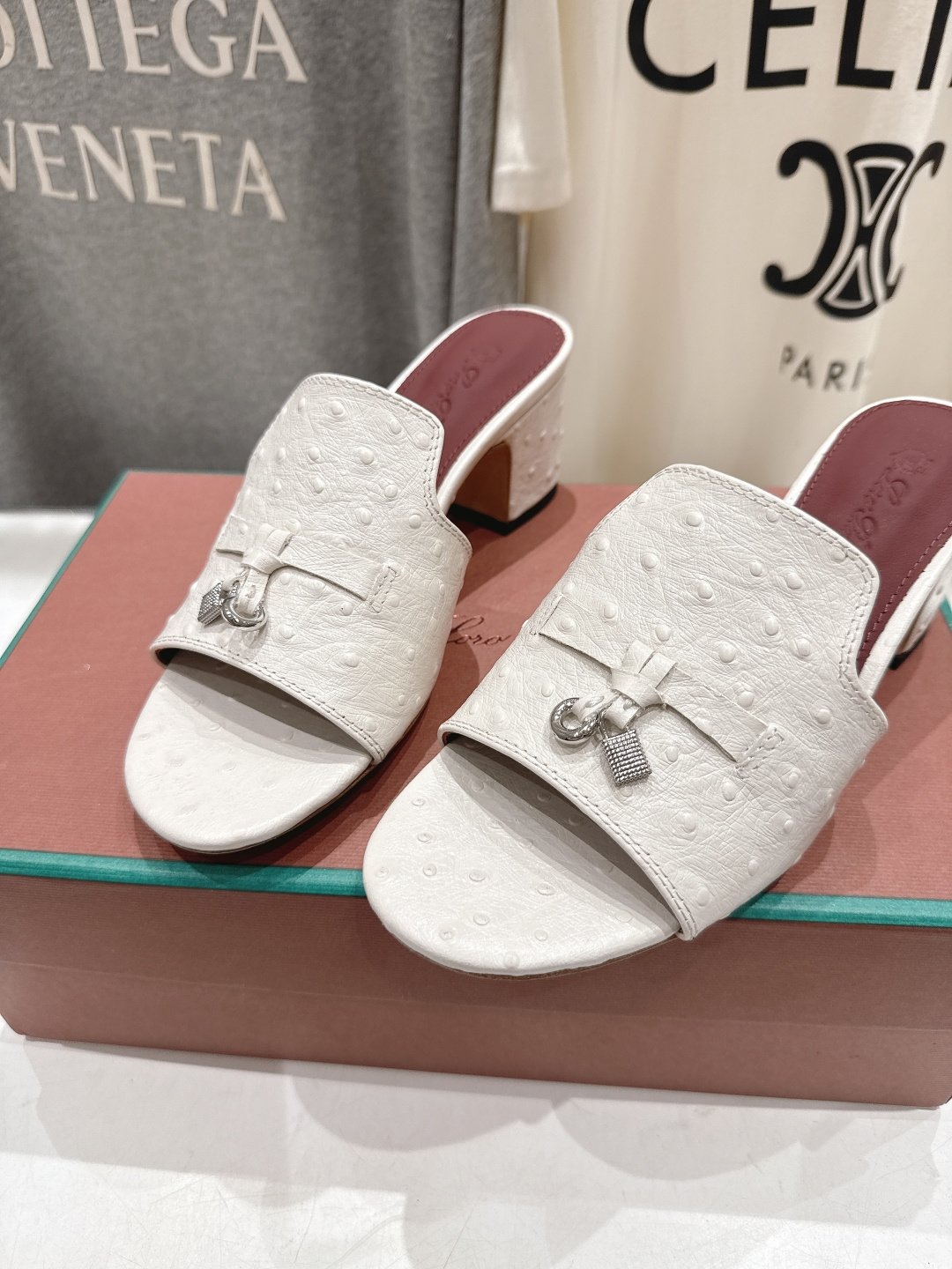 高版本出厂Loro Piana* LP ||诺悠翩雅2026ss夏季新款高跟拖鞋‼️【市场顶级品质】𝐋𝐩