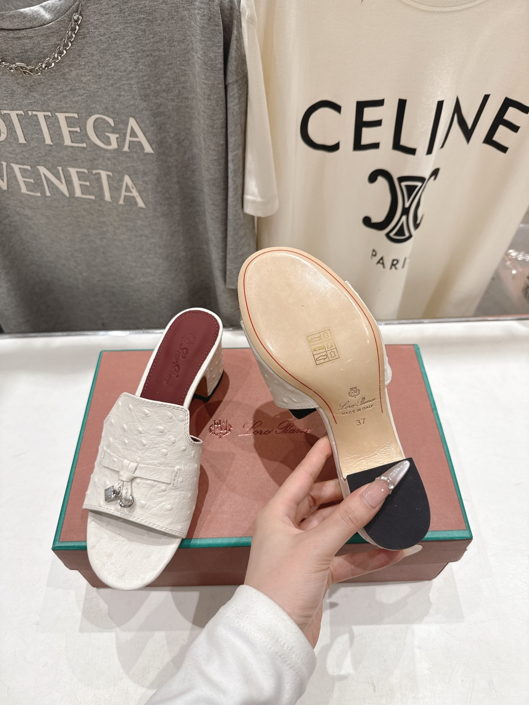 高版本出厂Loro Piana* LP ||诺悠翩雅2026ss夏季新款高跟拖鞋‼️【市场顶级品质】𝐋𝐩