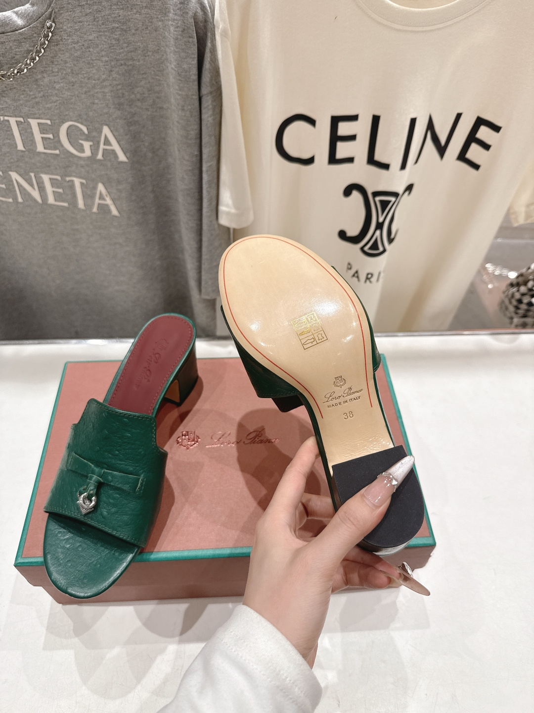 高版本出厂Loro Piana* LP ||诺悠翩雅2026ss夏季新款高跟拖鞋‼️【市场顶级品质】𝐋𝐩