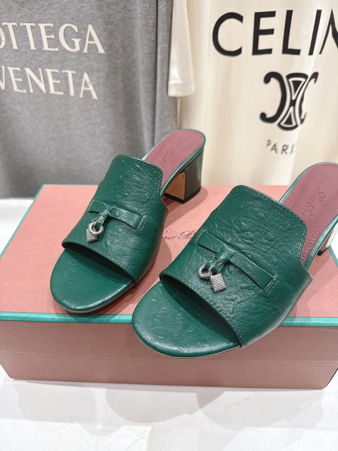 高版本出厂Loro Piana* LP ||诺悠翩雅2026ss夏季新款高跟拖鞋‼️【市场顶级品质】𝐋𝐩