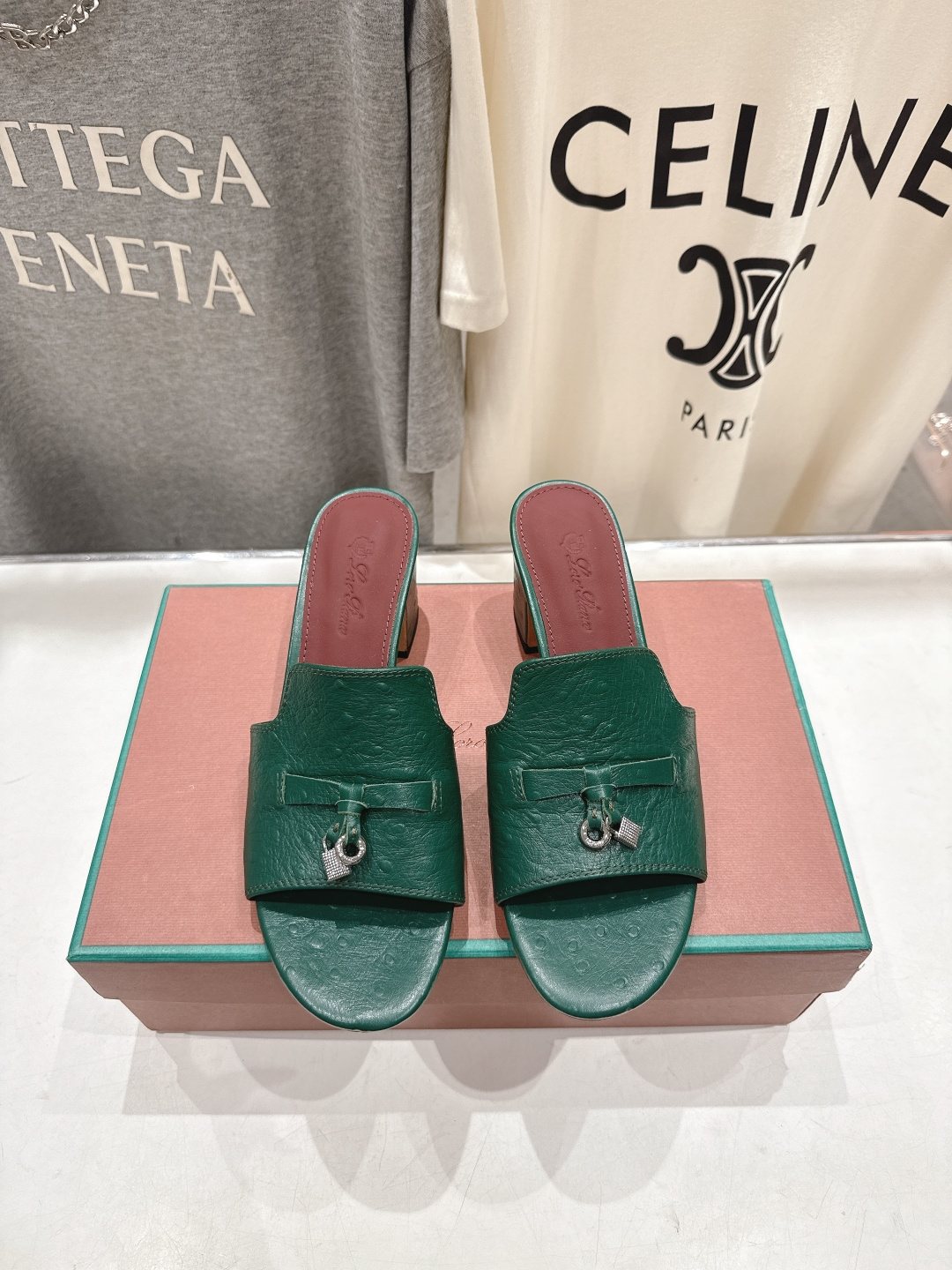 高版本出厂Loro Piana* LP ||诺悠翩雅2026ss夏季新款高跟拖鞋‼️【市场顶级品质】𝐋𝐩