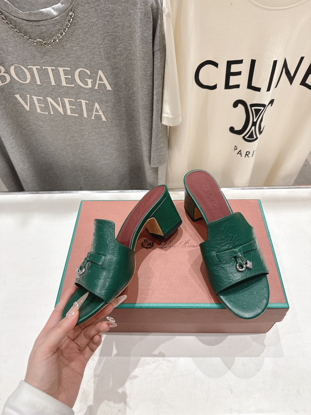 高版本出厂Loro Piana* LP ||诺悠翩雅2026ss夏季新款高跟拖鞋‼️【市场顶级品质】𝐋𝐩