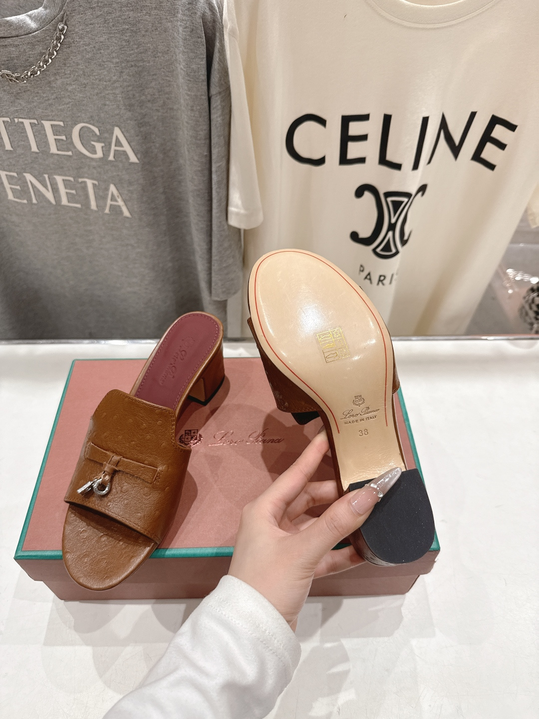 高版本出厂Loro Piana* LP ||诺悠翩雅2026ss夏季新款高跟拖鞋‼️【市场顶级品质】𝐋𝐩