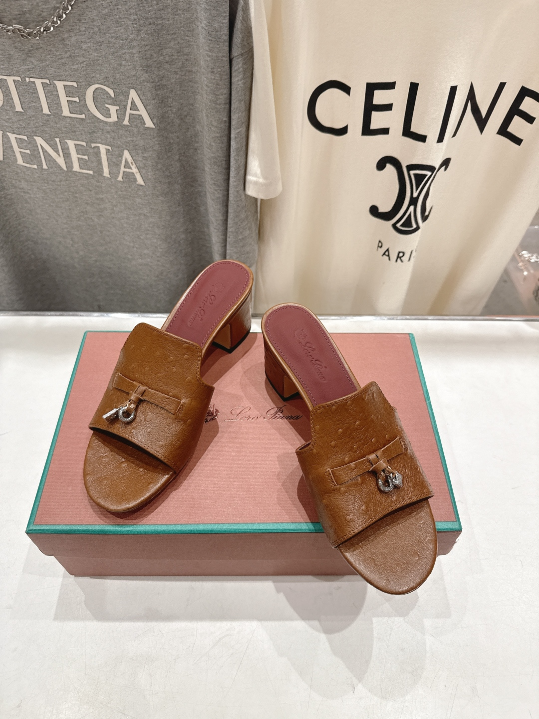 高版本出厂Loro Piana* LP ||诺悠翩雅2026ss夏季新款高跟拖鞋‼️【市场顶级品质】𝐋𝐩