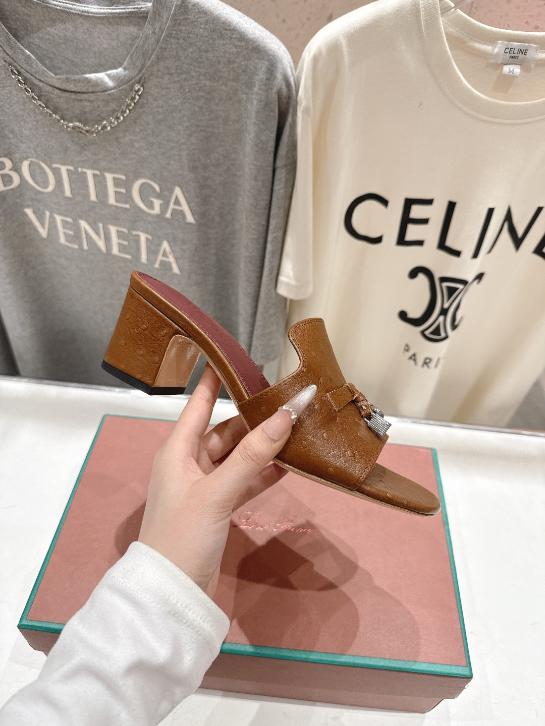 高版本出厂Loro Piana* LP ||诺悠翩雅2026ss夏季新款高跟拖鞋‼️【市场顶级品质】𝐋𝐩