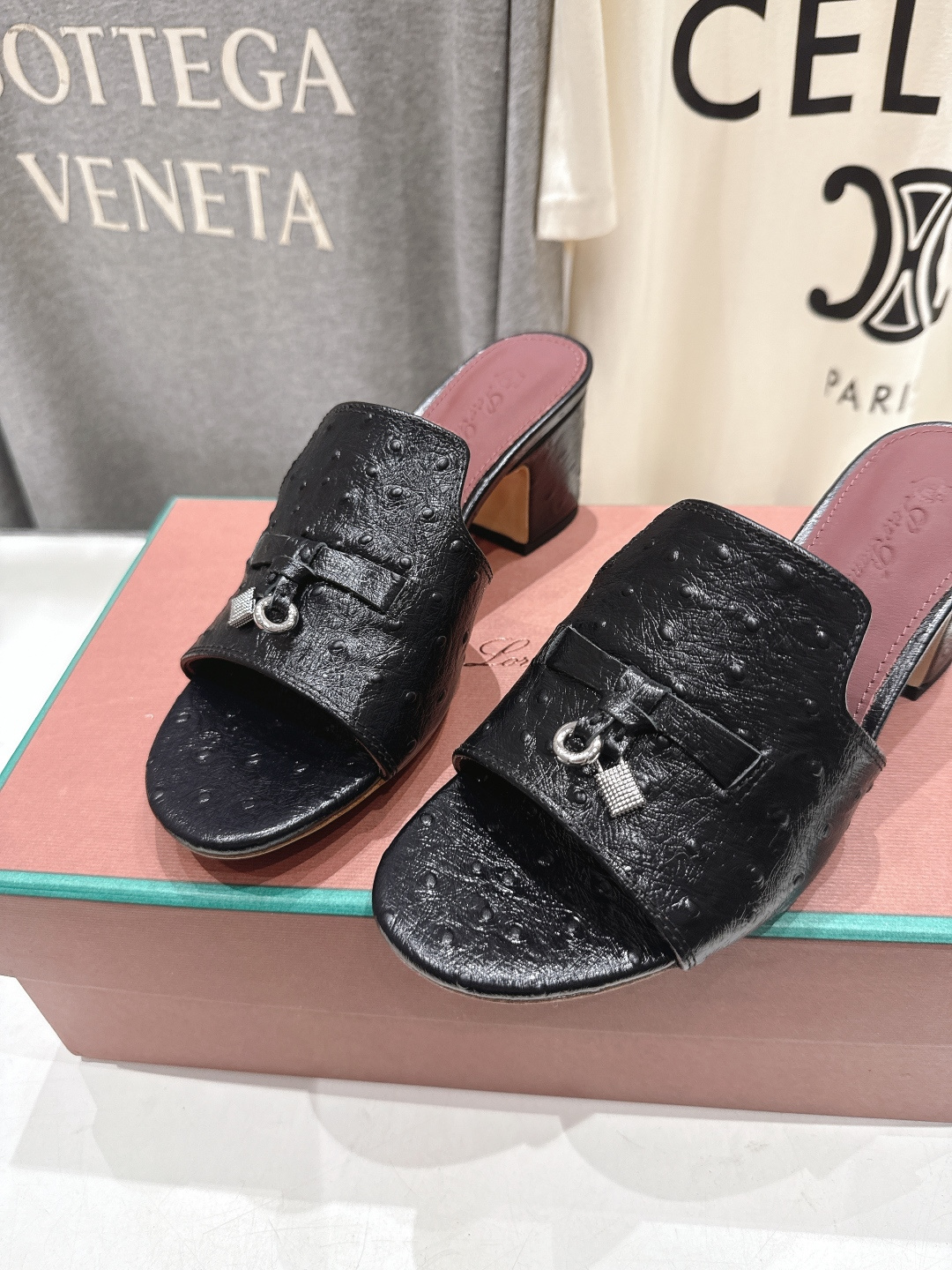 高版本出厂Loro Piana* LP ||诺悠翩雅2026ss夏季新款高跟拖鞋‼️【市场顶级品质】𝐋𝐩