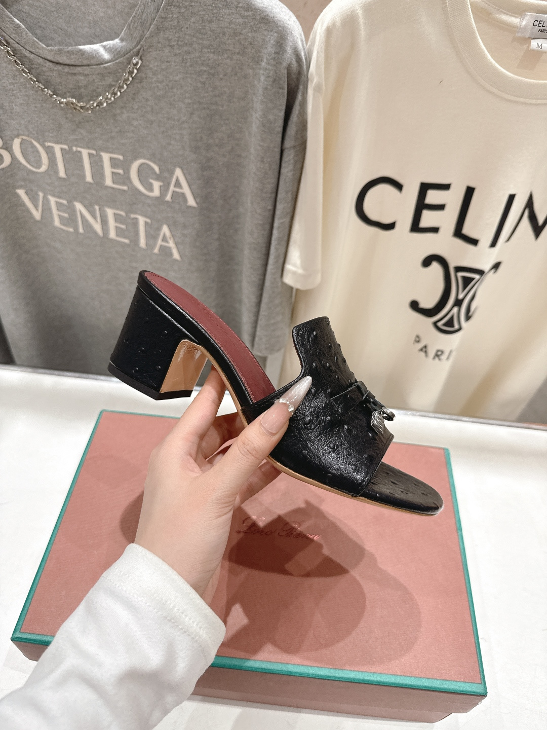 高版本出厂Loro Piana* LP ||诺悠翩雅2026ss夏季新款高跟拖鞋‼️【市场顶级品质】𝐋𝐩