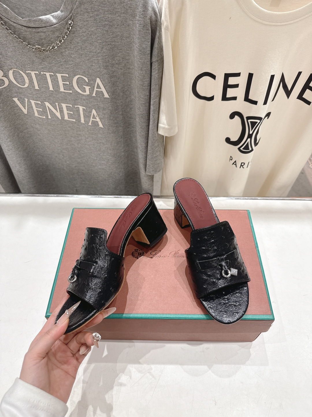 高版本出厂Loro Piana* LP ||诺悠翩雅2026ss夏季新款高跟拖鞋‼️【市场顶级品质】𝐋𝐩