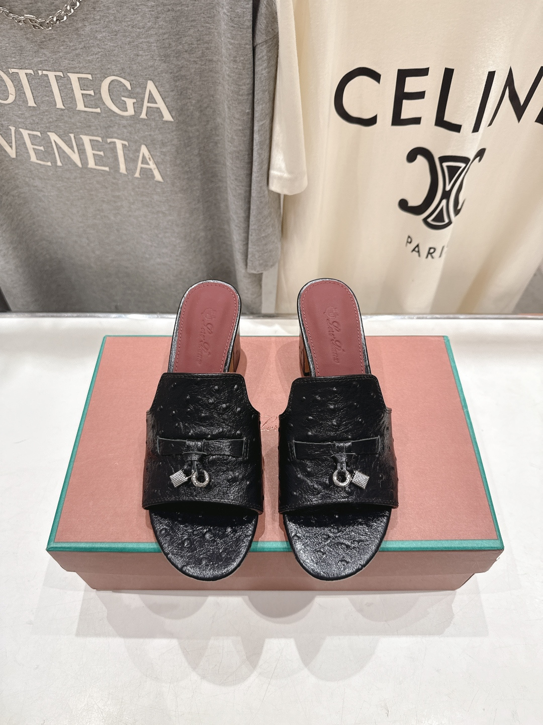 高版本出厂Loro Piana* LP ||诺悠翩雅2026ss夏季新款高跟拖鞋‼️【市场顶级品质】𝐋𝐩