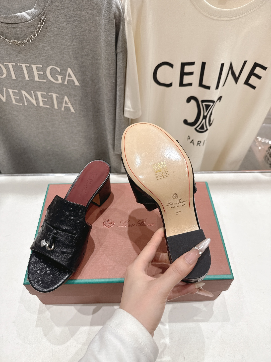 高版本出厂Loro Piana* LP ||诺悠翩雅2026ss夏季新款高跟拖鞋‼️【市场顶级品质】𝐋𝐩