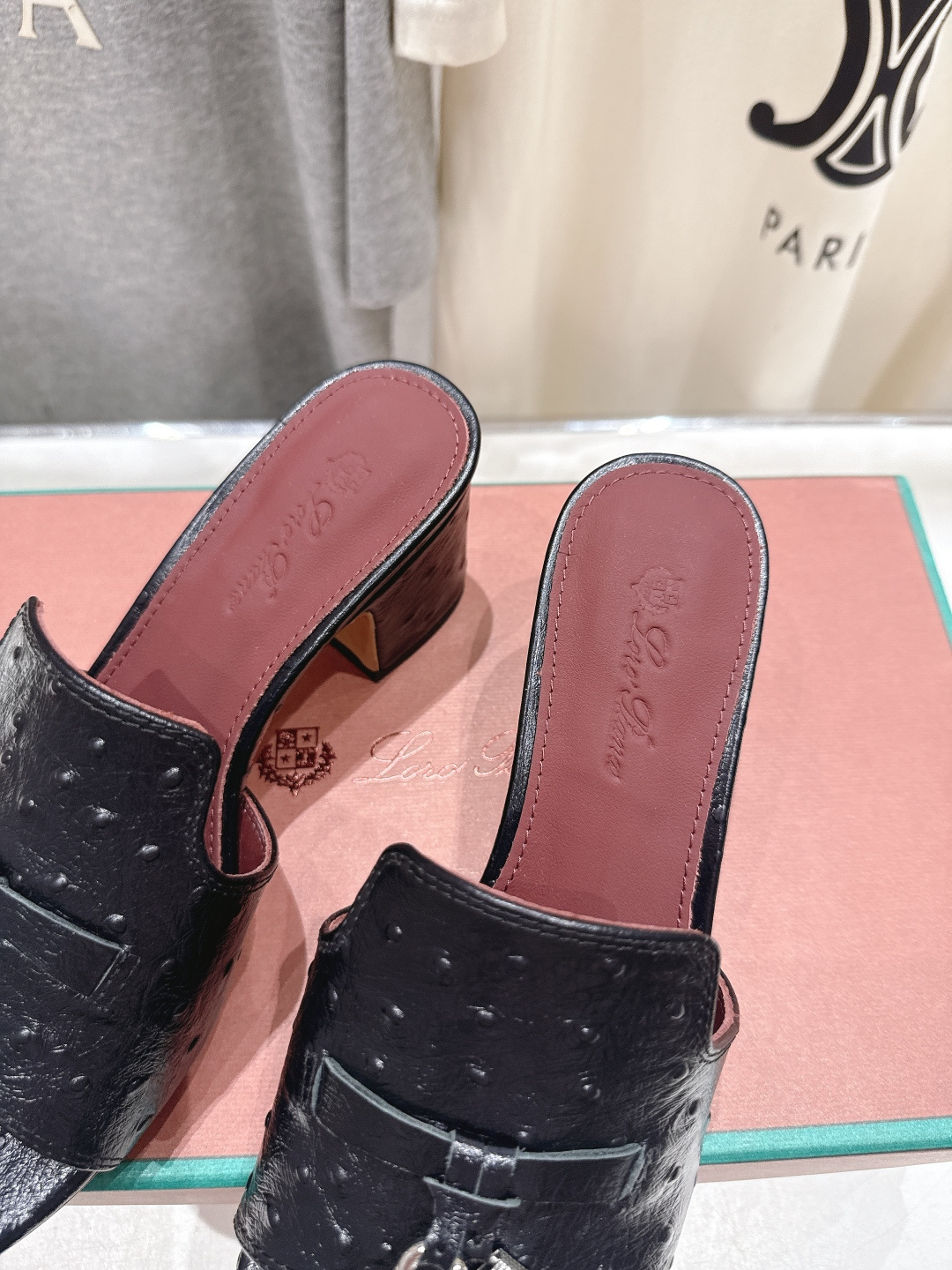 高版本出厂Loro Piana* LP ||诺悠翩雅2026ss夏季新款高跟拖鞋‼️【市场顶级品质】𝐋𝐩