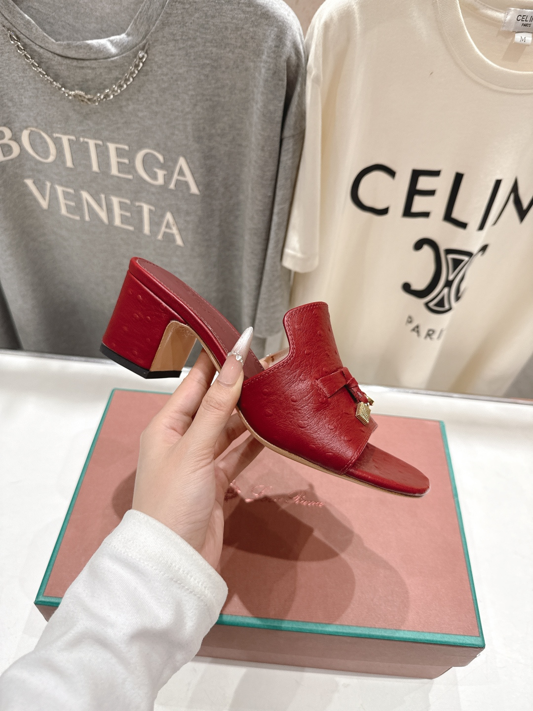 高版本出厂Loro Piana* LP ||诺悠翩雅2026ss夏季新款高跟拖鞋‼️【市场顶级品质】𝐋𝐩