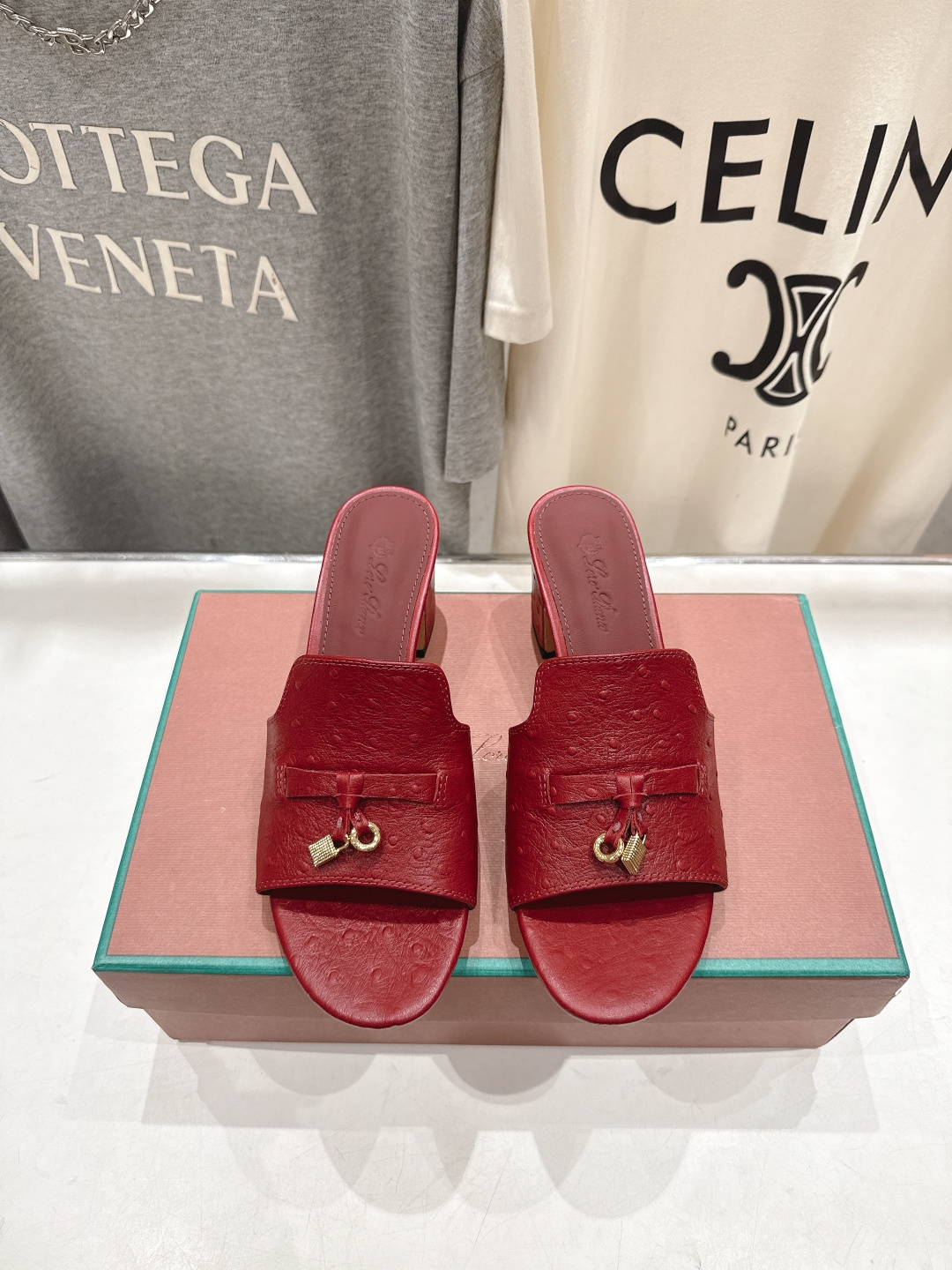 高版本出厂Loro Piana* LP ||诺悠翩雅2026ss夏季新款高跟拖鞋‼️【市场顶级品质】𝐋𝐩