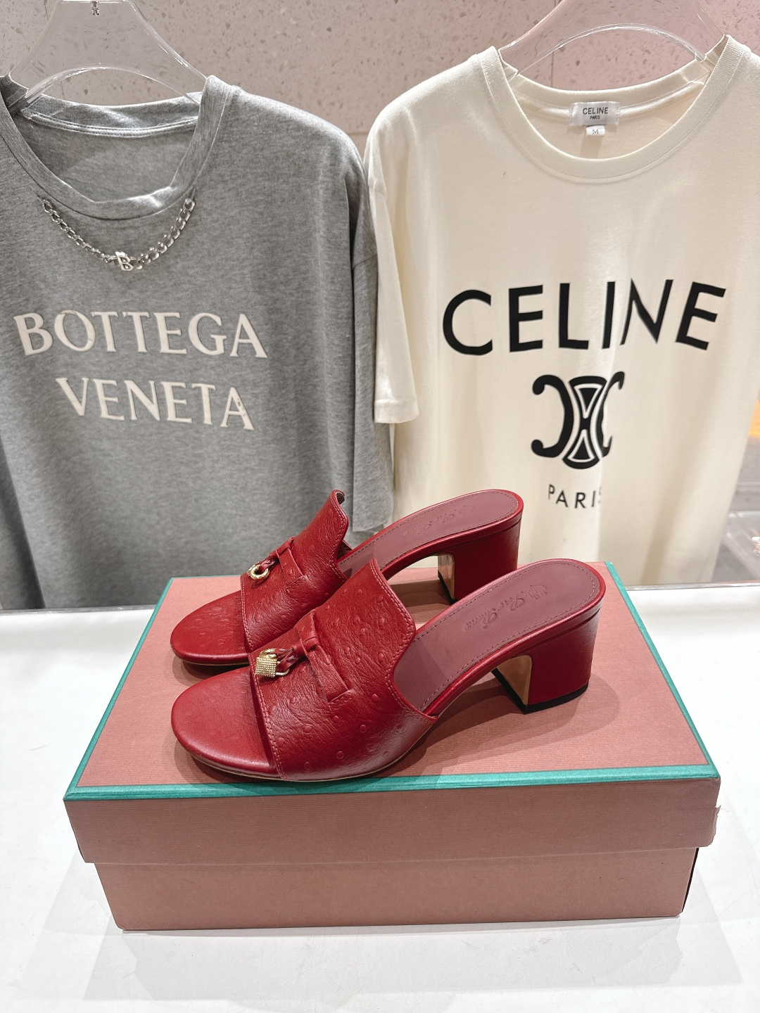 高版本出厂Loro Piana* LP ||诺悠翩雅2026ss夏季新款高跟拖鞋‼️【市场顶级品质】𝐋𝐩