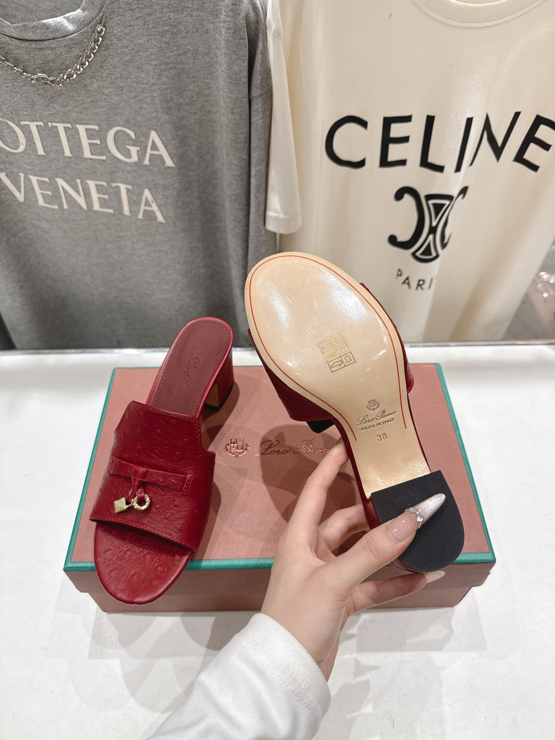 高版本出厂Loro Piana* LP ||诺悠翩雅2026ss夏季新款高跟拖鞋‼️【市场顶级品质】𝐋𝐩