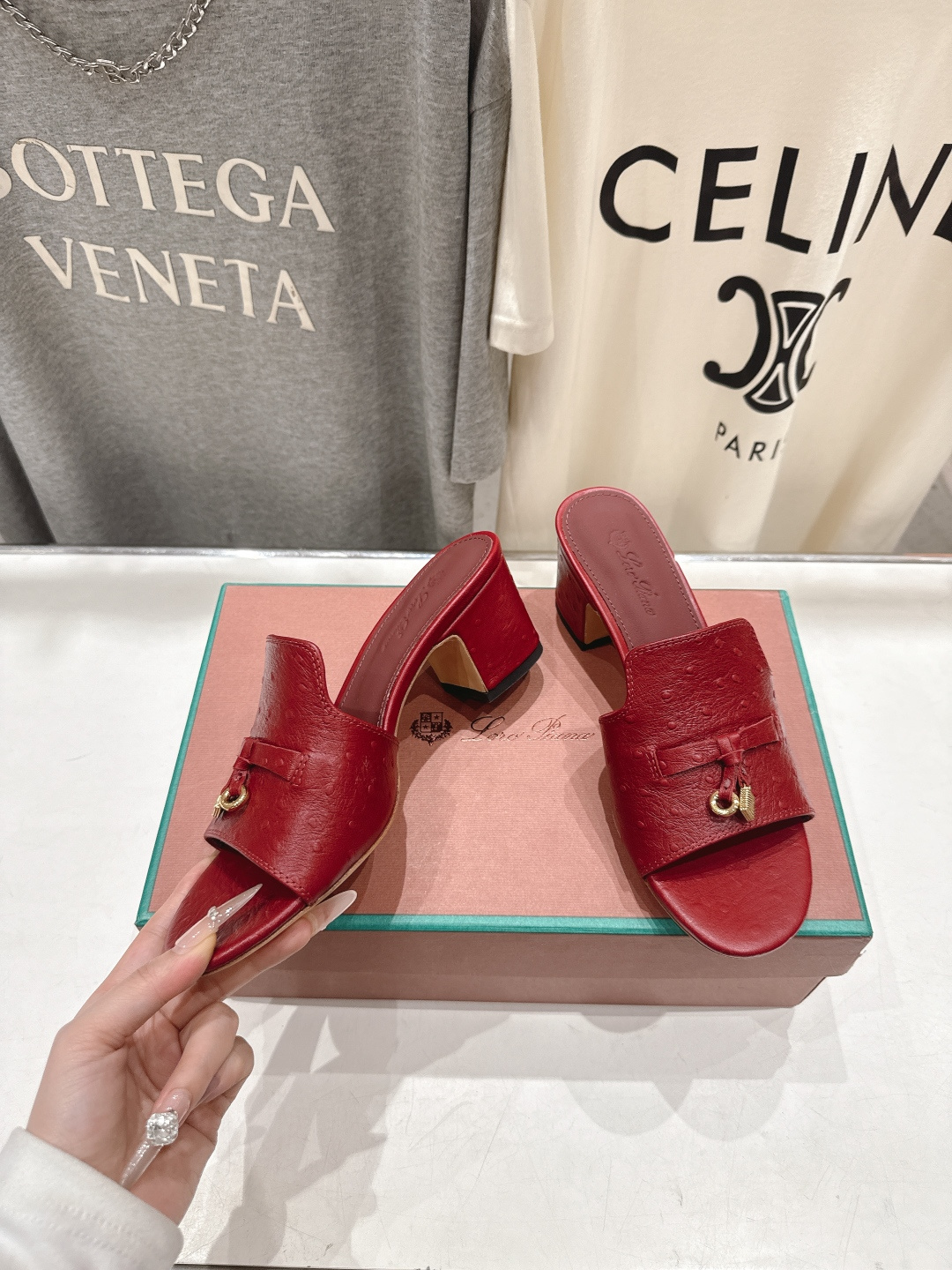 高版本出厂Loro Piana* LP ||诺悠翩雅2026ss夏季新款高跟拖鞋‼️【市场顶级品质】𝐋𝐩