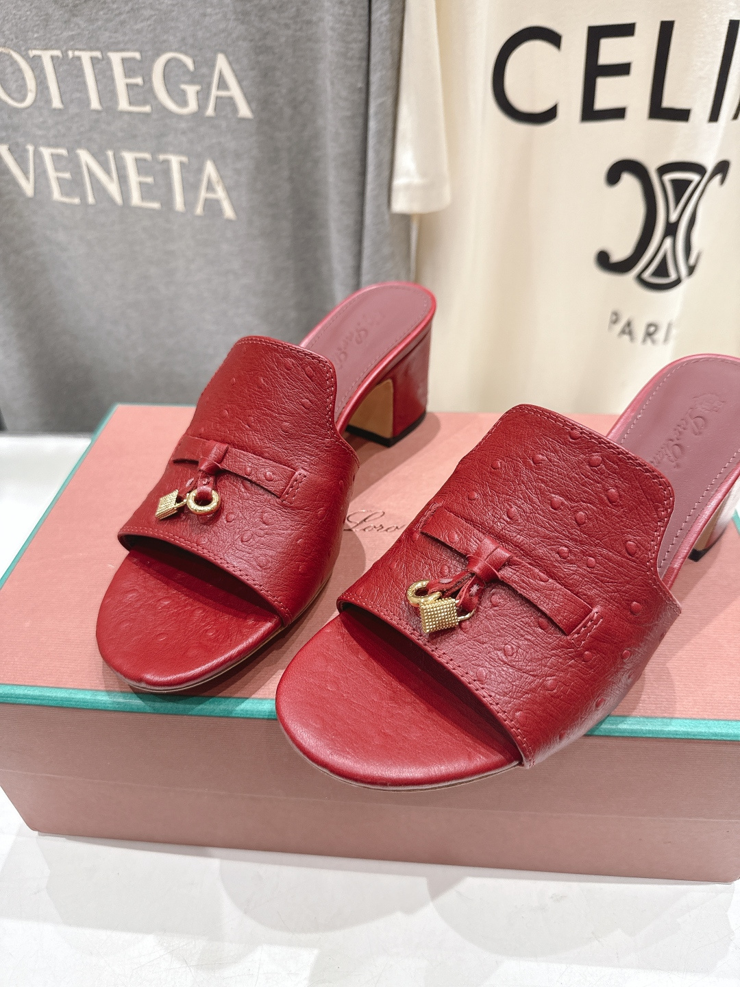 高版本出厂Loro Piana* LP ||诺悠翩雅2026ss夏季新款高跟拖鞋‼️【市场顶级品质】𝐋𝐩