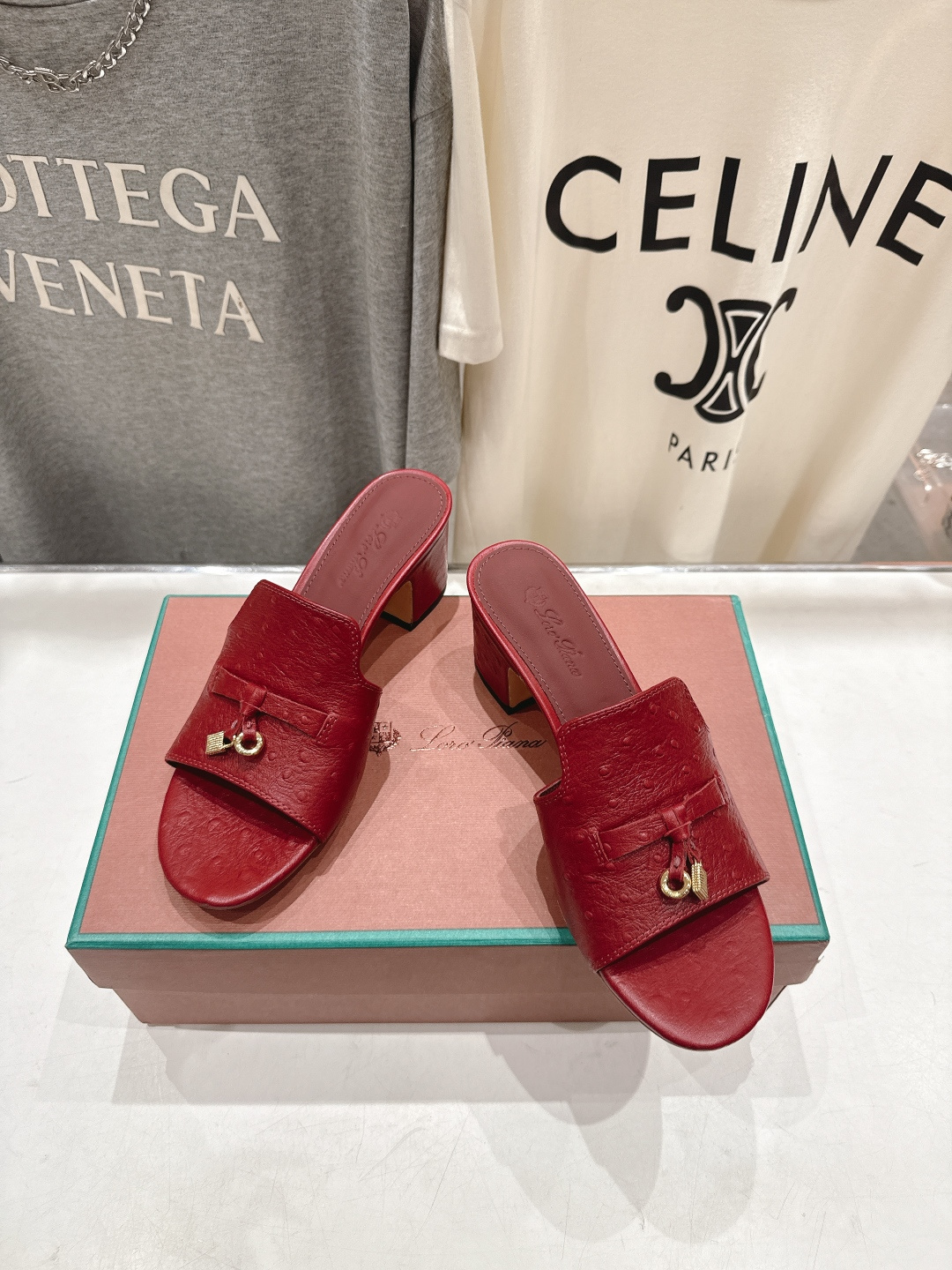 高版本出厂Loro Piana* LP ||诺悠翩雅2026ss夏季新款高跟拖鞋‼️【市场顶级品质】𝐋𝐩