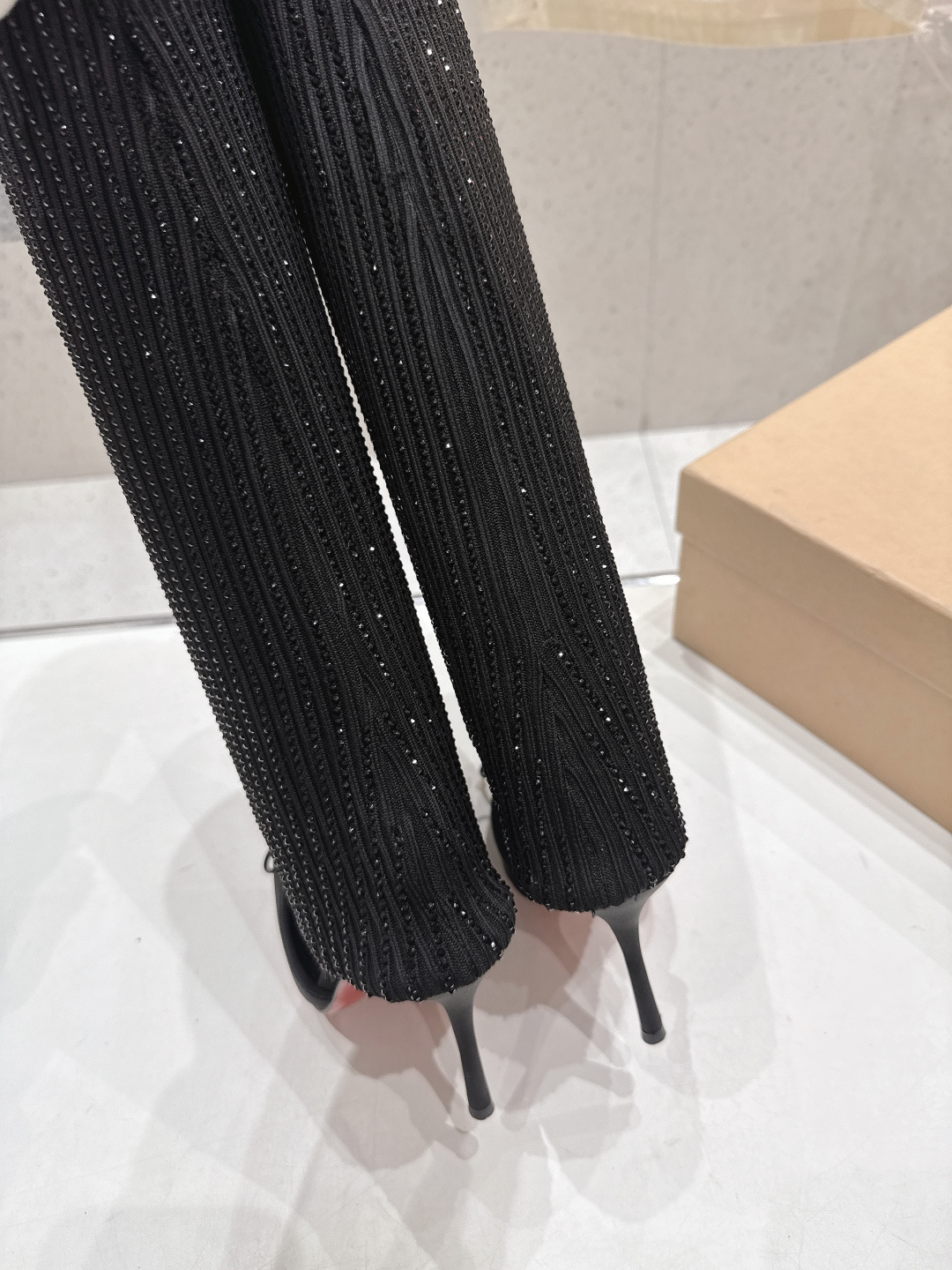 高版本出厂 Christian Loubotti CL红底鞋F030 2026ss新款蝴蝶结仙女风高跟鞋