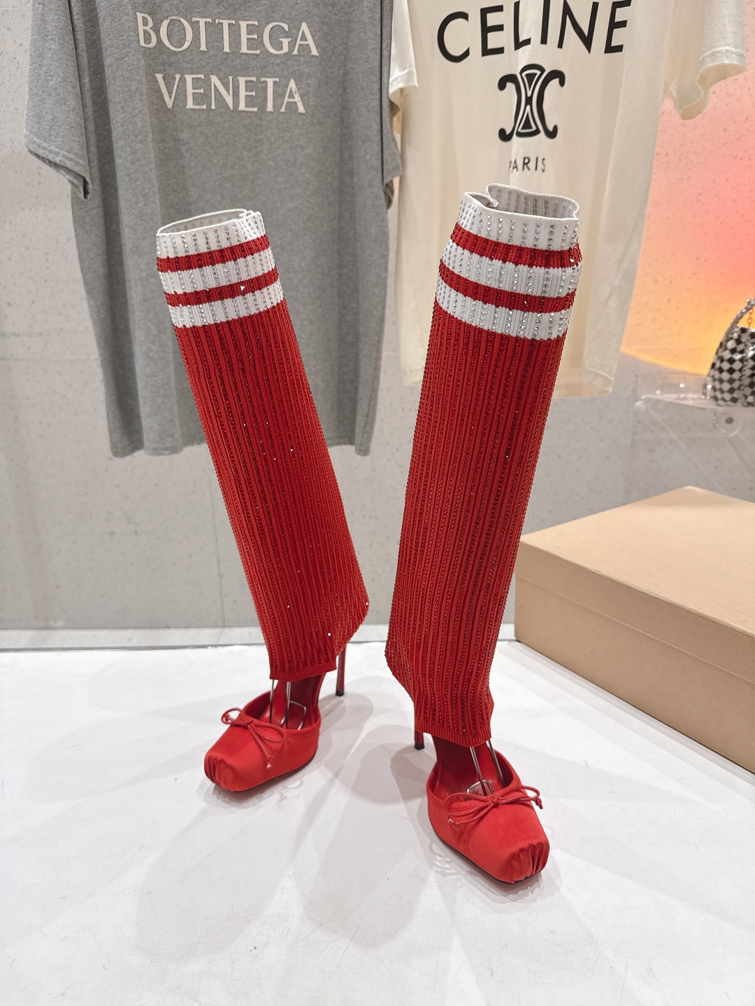 高版本出厂 Christian Loubotti CL红底鞋F030 2026ss新款蝴蝶结仙女风高跟鞋